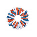 Spirit Pomchies  Ponytail Holder - Fanta Orange/Teal Blue/White